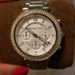 Mk Silver watch